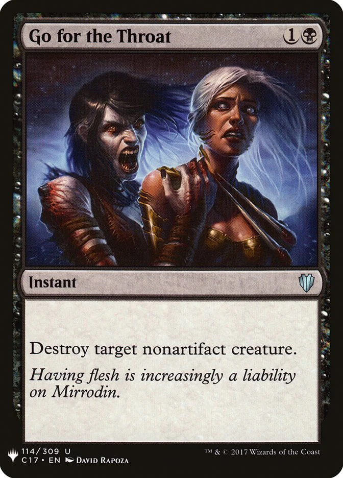 Go for the Throat - The List (PLST)