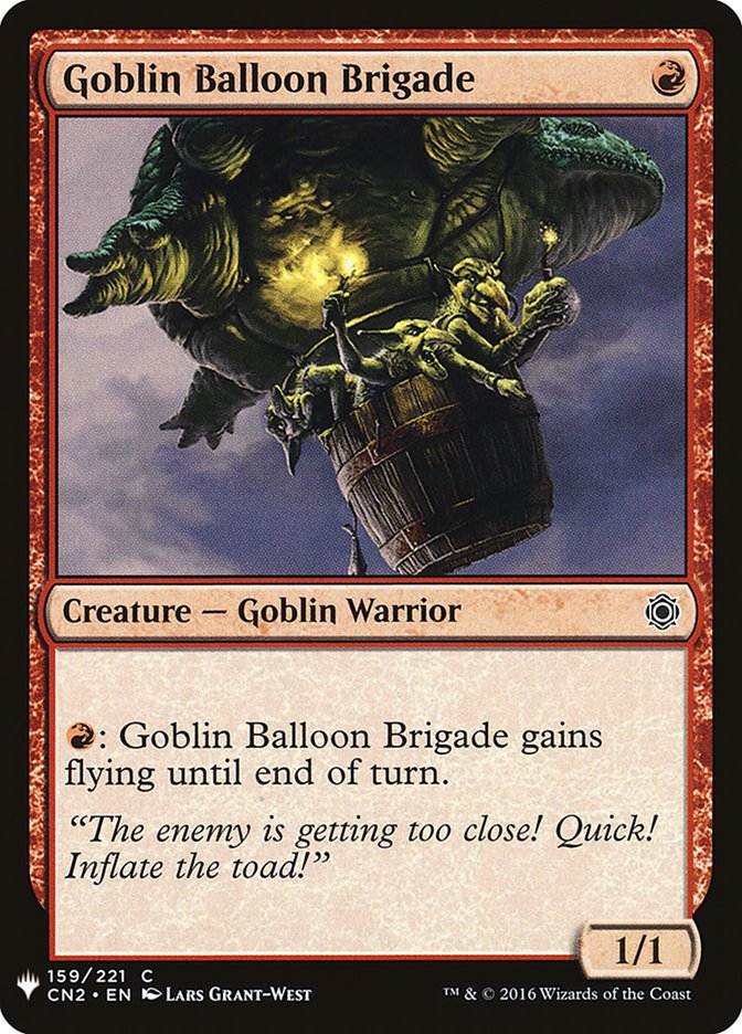 Goblin Balloon Brigade - The List (PLST)