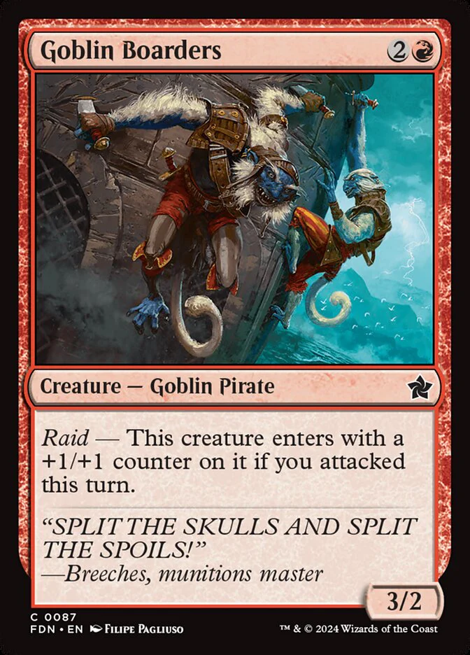 Goblin Boarders - [Foil] Foundations (FDN)