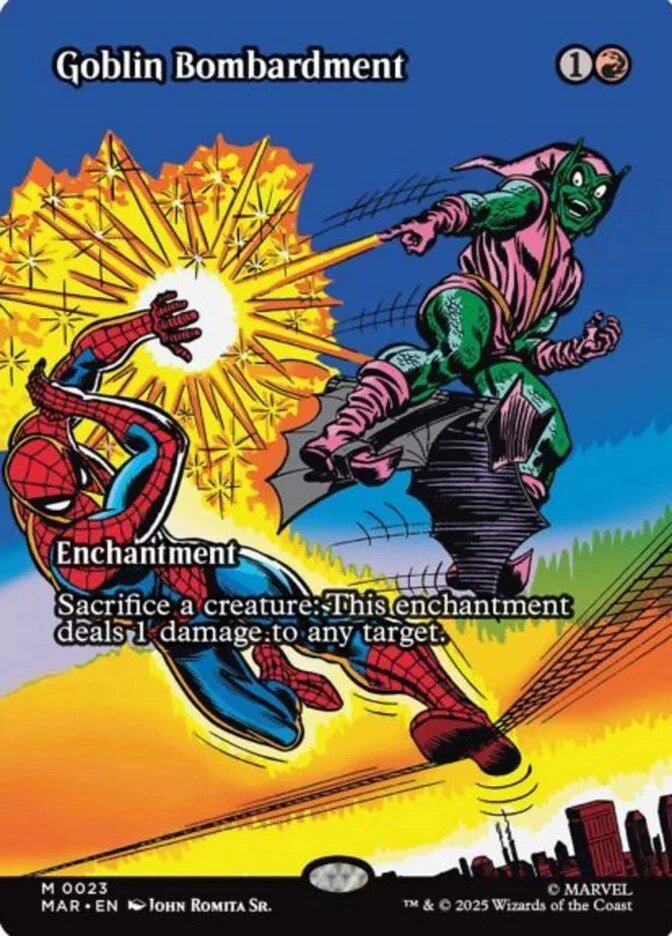 Goblin Bombardment (23) - [Borderless] Marvel Universe (MAR)
