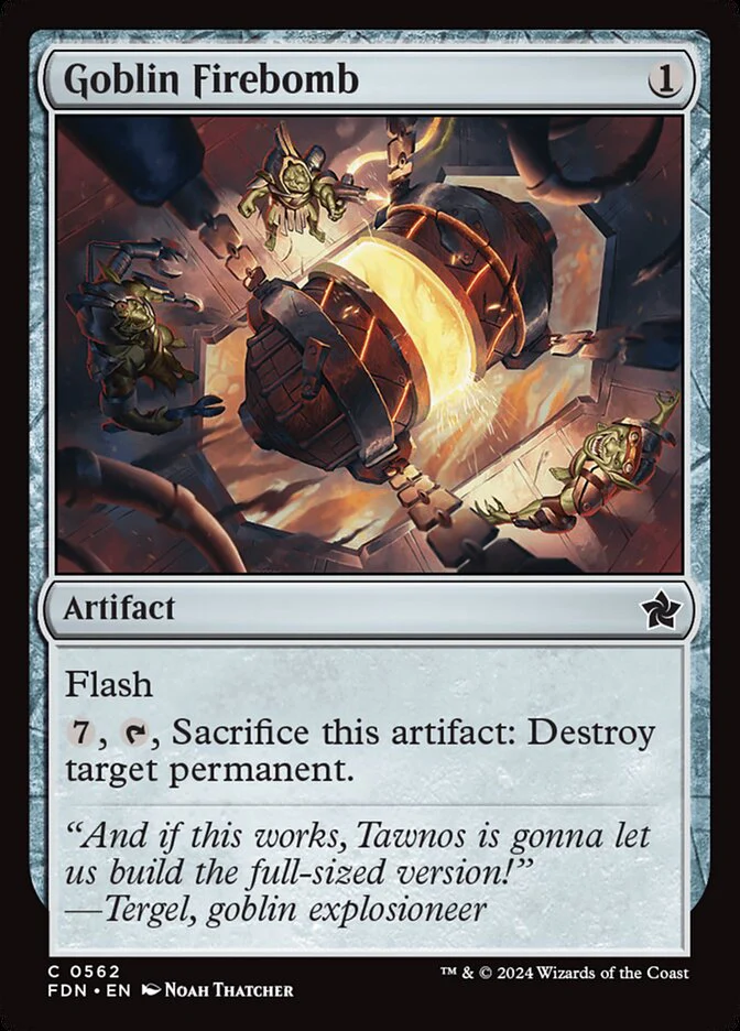 Goblin Firebomb - Foundations (FDN)