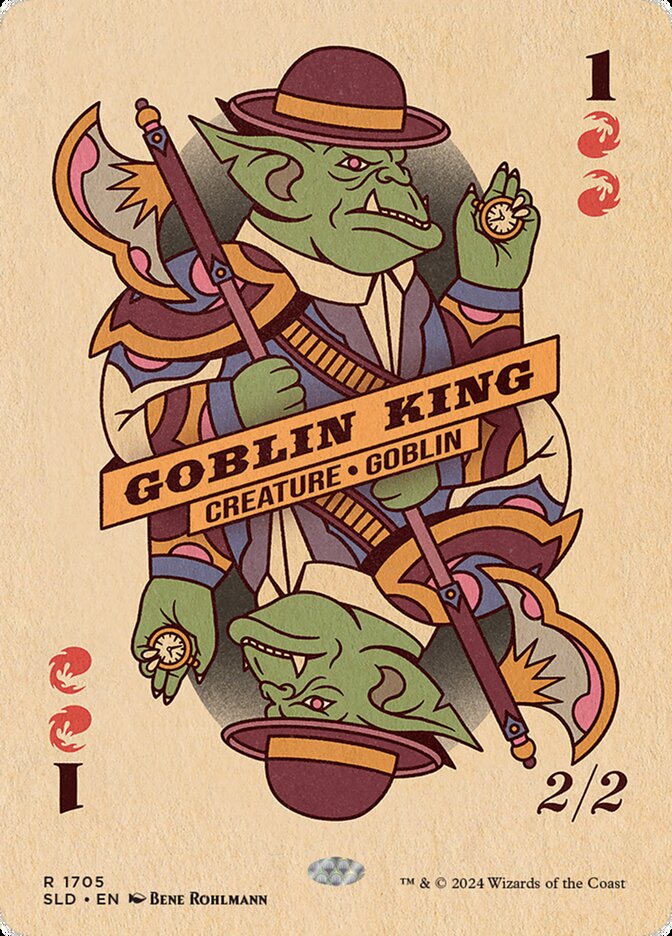 Goblin King (1705) - [Borderless] Secret Lair Drop (SLD)