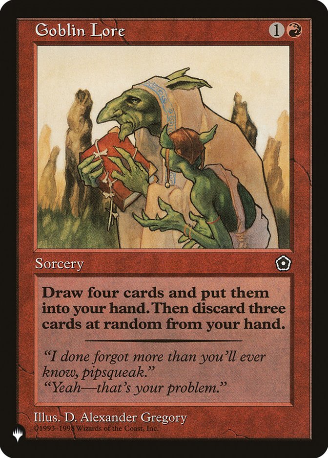 Goblin Lore - The List (PLST)