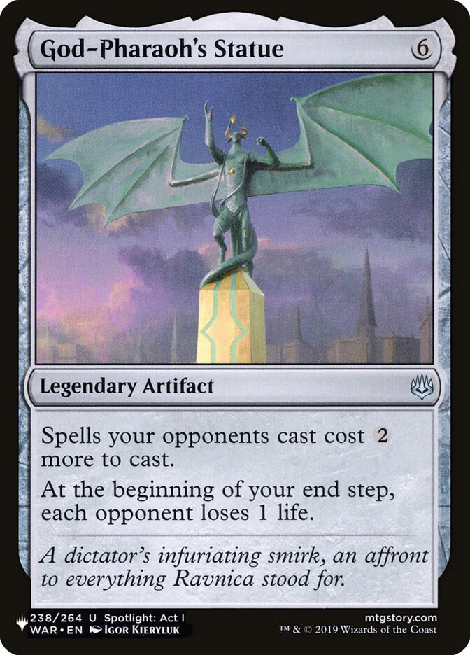 God-Pharaoh's Statue - The List (PLST)