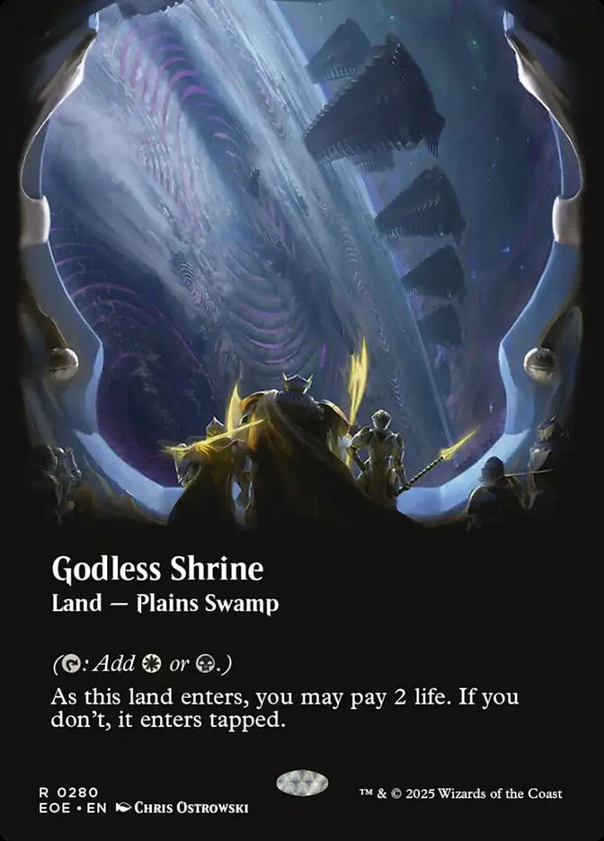Godless Shrine (280) - [Extended Art] Edge of Eternities (EOE)
