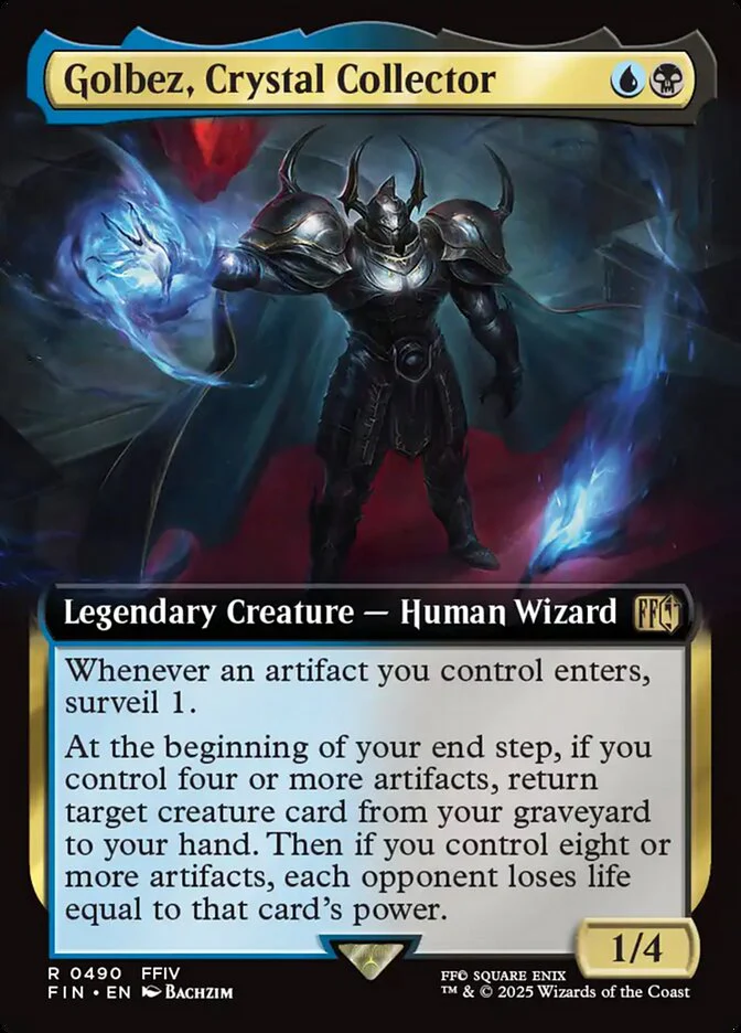 Golbez, Crystal Collector (490) - [Foil, Extended Art] Final Fantasy (FIN)