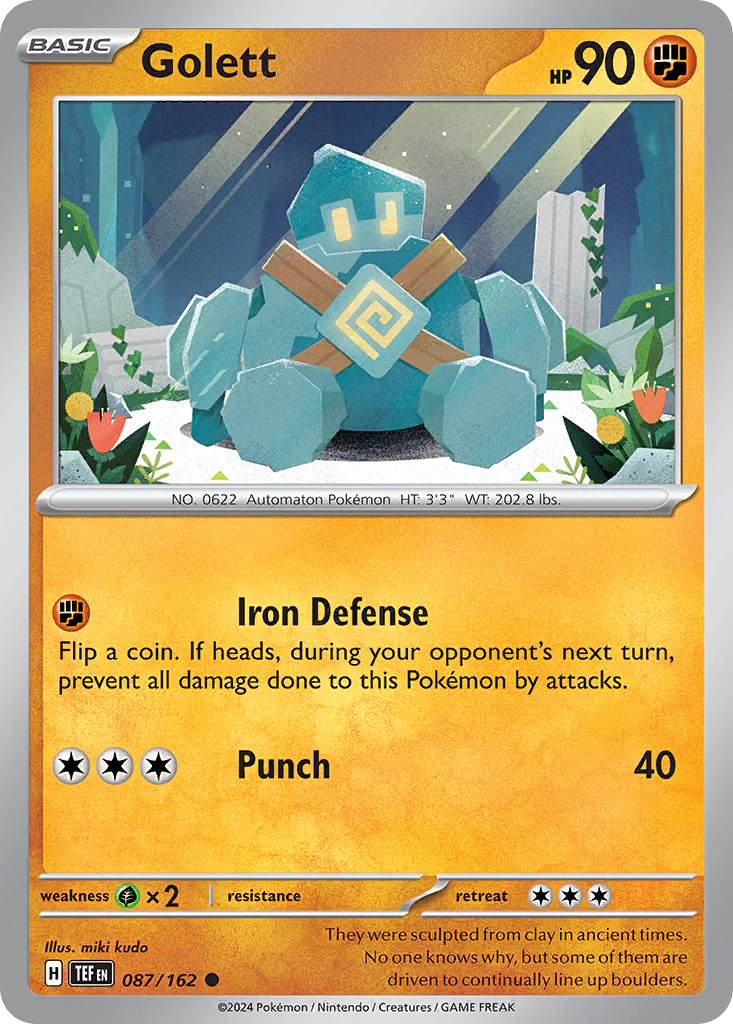 Golett (87/162) - [Reverse Holo] Temporal Forces (TEF)