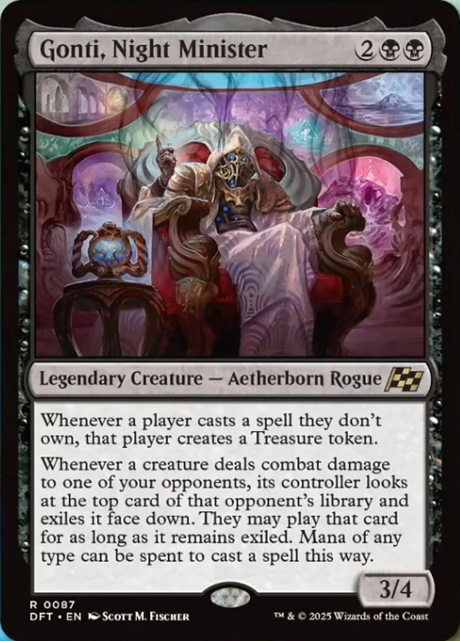 Gonti, Night Minister - [Foil] Aetherdrift (DFT)