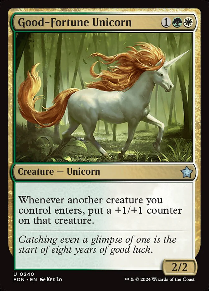 Good-Fortune Unicorn - Foundations (FDN)