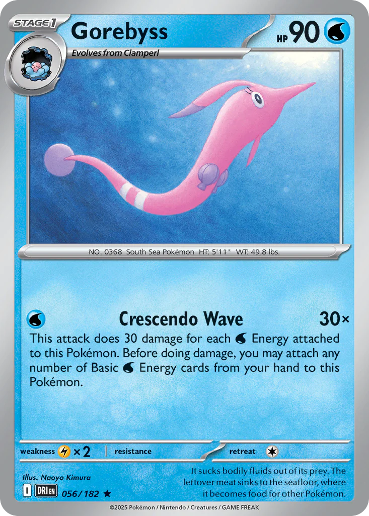 Gorebyss (56/182) - [Reverse Holo] Destined Rivals (DRI)