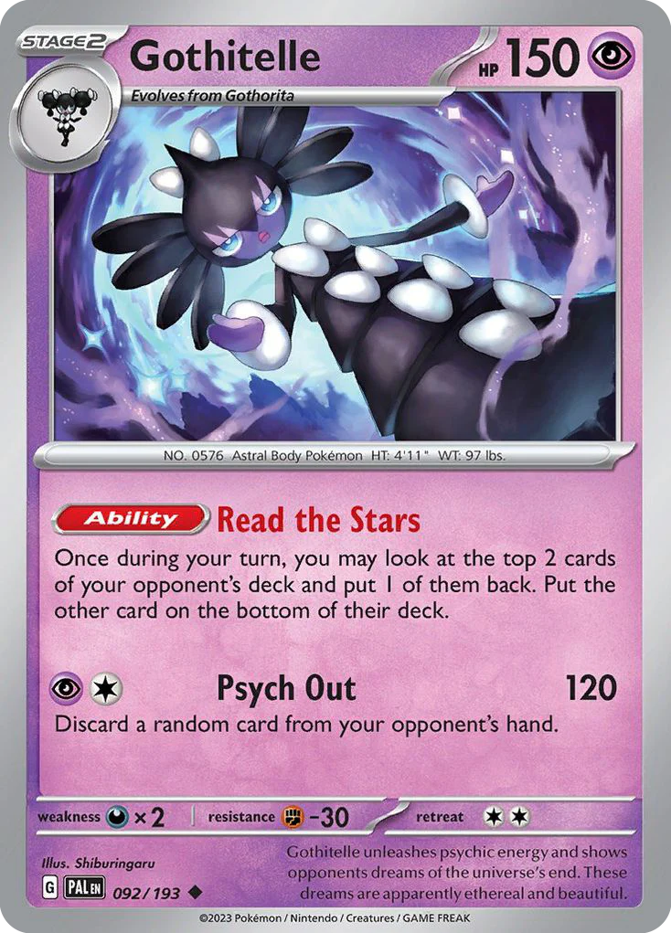 Gothitelle (92/193) - Paldea Evolved (PAL)