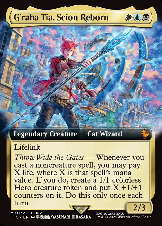 G'raha Tia, Scion Reborn (172) - [Foil, Extended Art] Final Fantasy Commander (FIC)