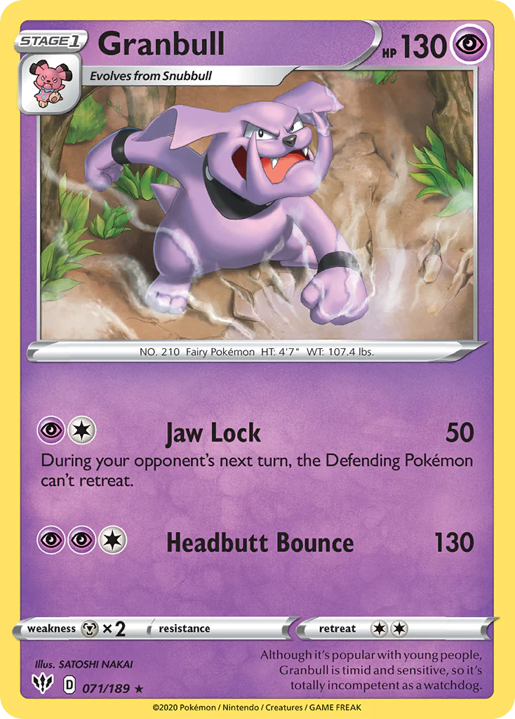 Granbull (71/189) - Darkness Ablaze (DAA)