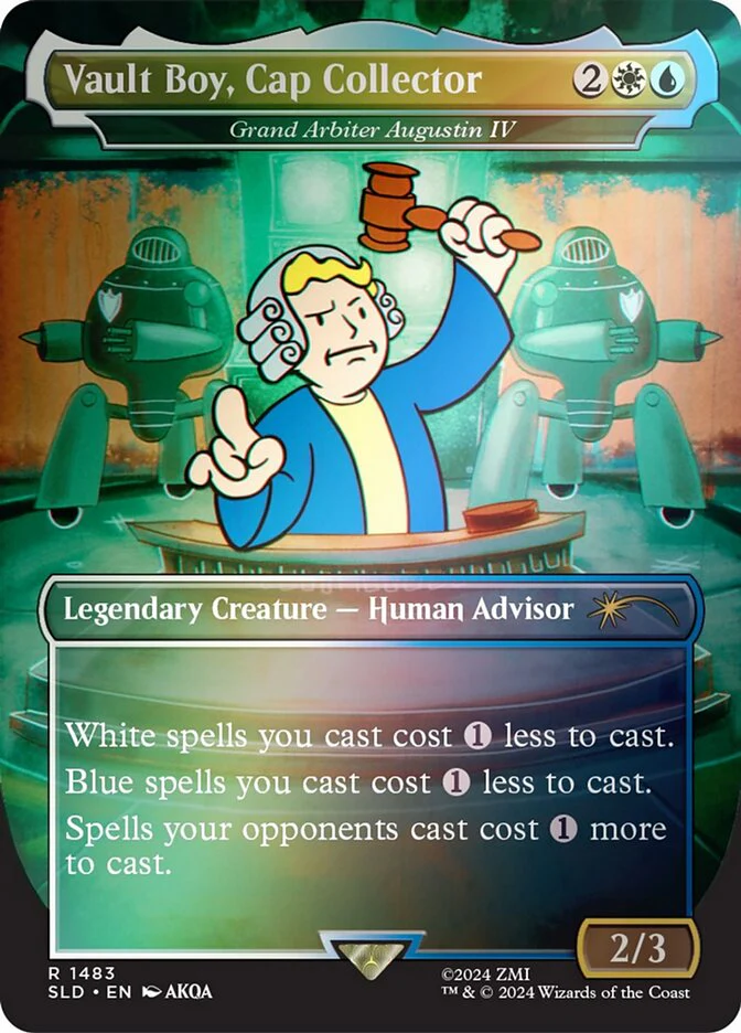 Grand Arbiter Augustin IV (1483‚òÖ) - [Foil, Borderless] Secret Lair Drop (SLD)