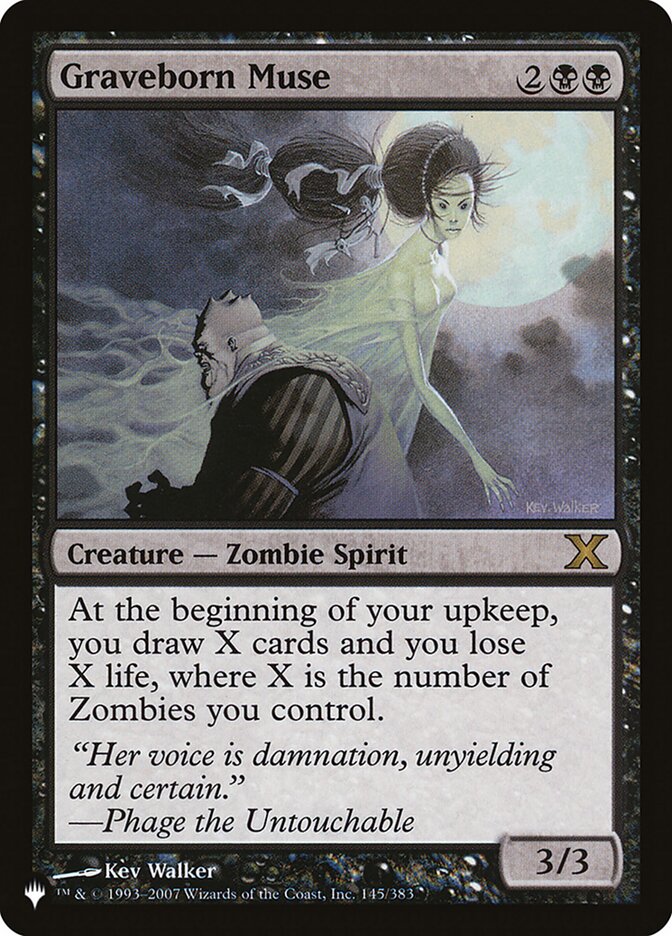 Graveborn Muse - The List (PLST)