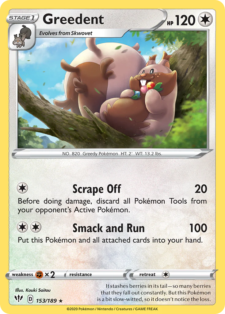 Greedent (153/189) - Darkness Ablaze (DAA)