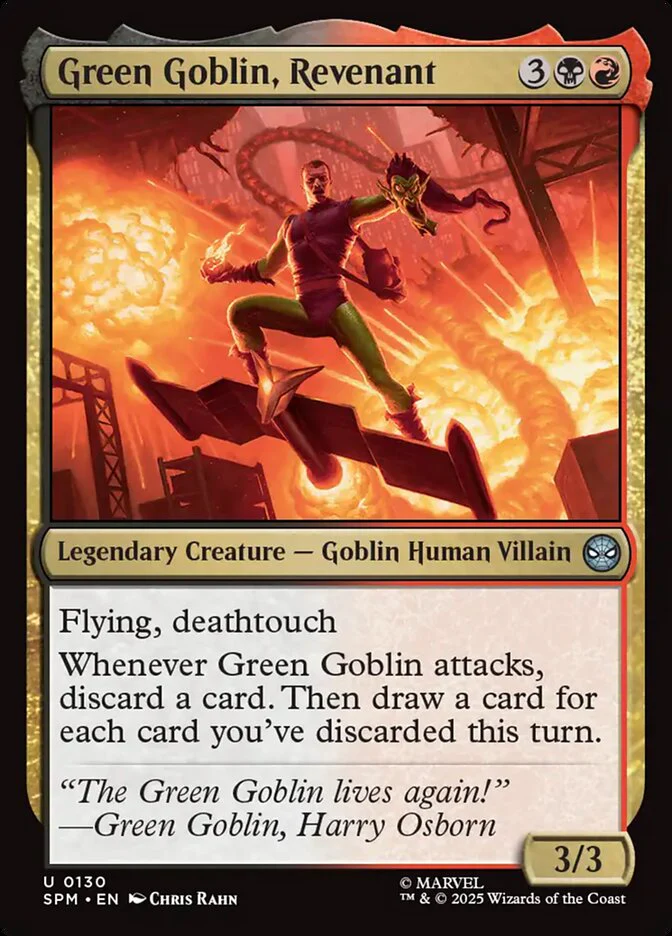 Green Goblin, Revenant (130) - [Foil] Marvel's Spider-Man (SPM)