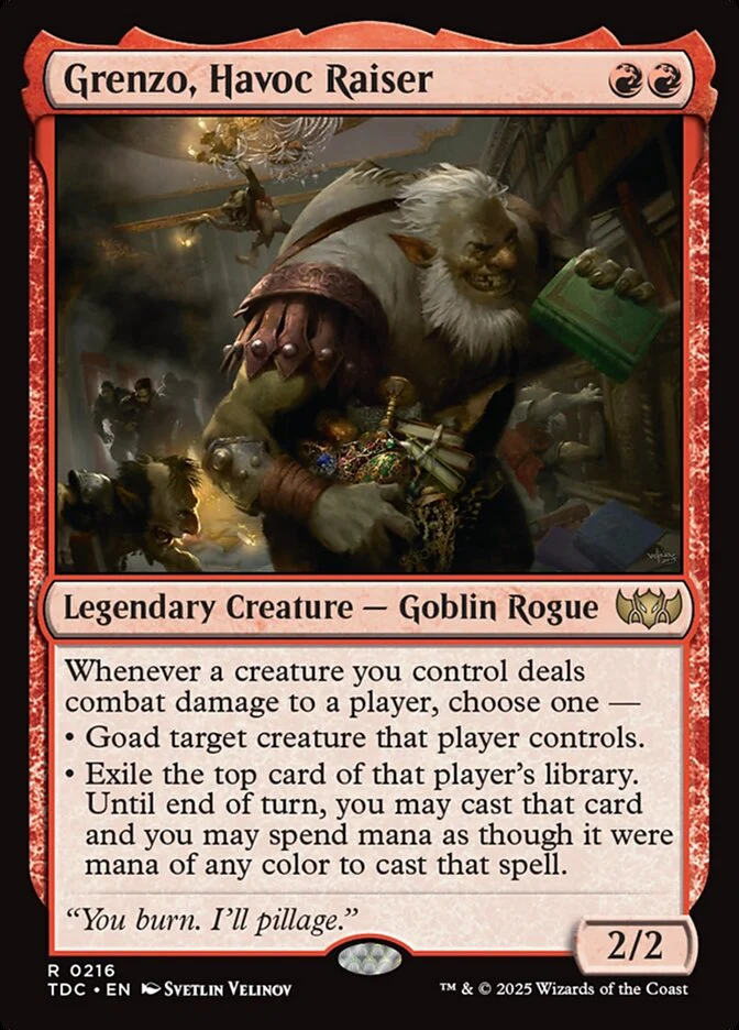 Grenzo, Havoc Raiser - Tarkir: Dragonstorm Commander (TDC)
