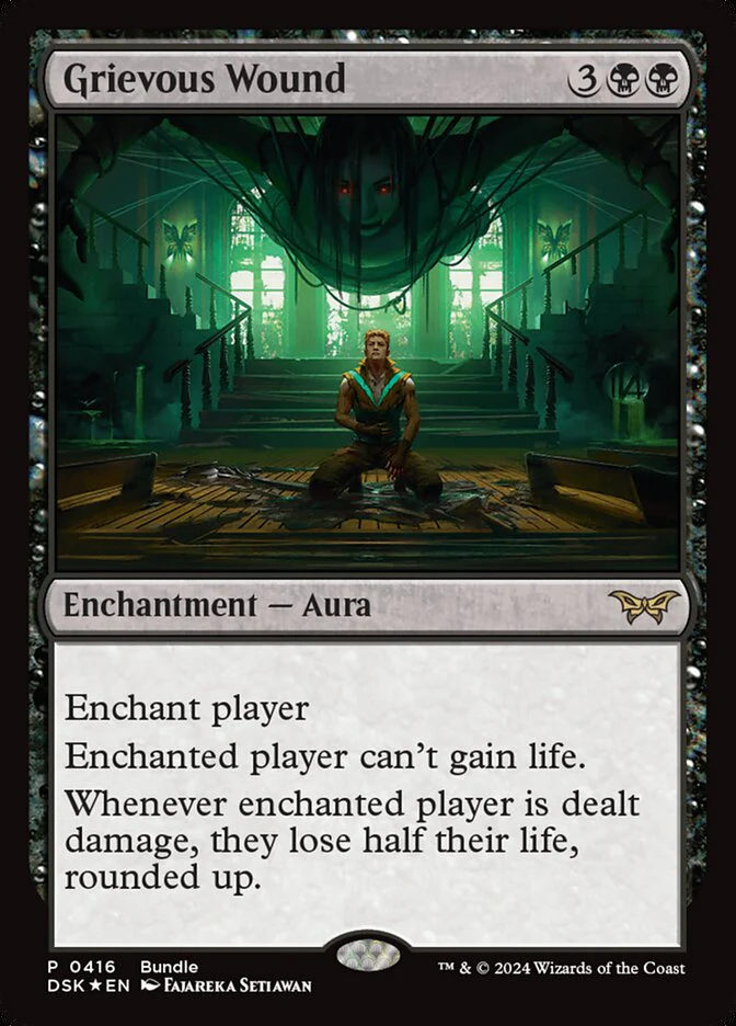 Grievous Wound - [Foil, Promo] Duskmourn: House of Horror (DSK)
