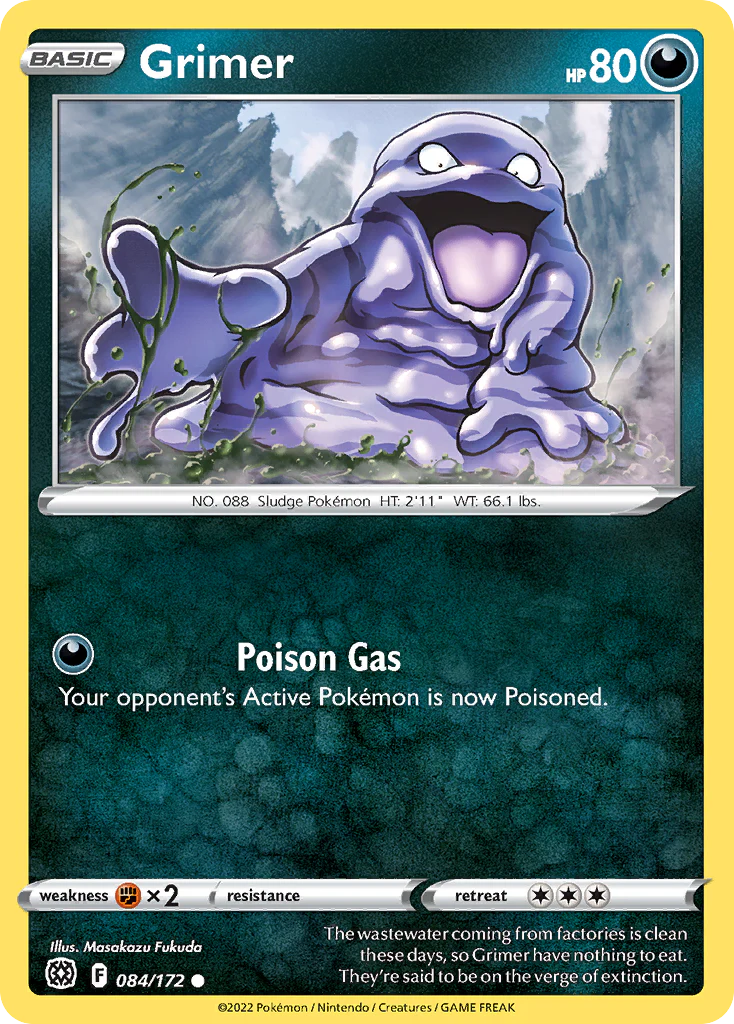 Grimer (84/172) - Brilliant Stars (BRS)