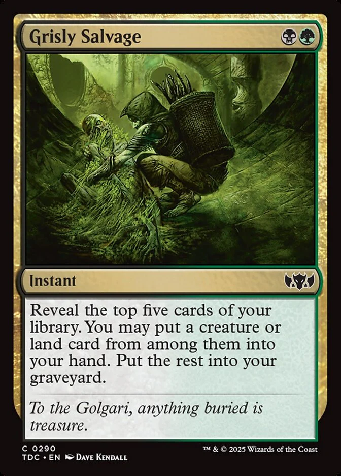 Grisly Salvage - Tarkir: Dragonstorm Commander (TDC)
