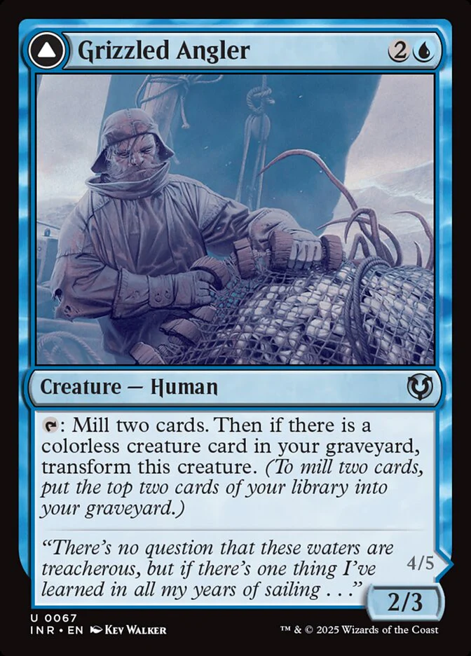 Grizzled Angler // Grisly Anglerfish - [Foil] Innistrad Remastered (INR)