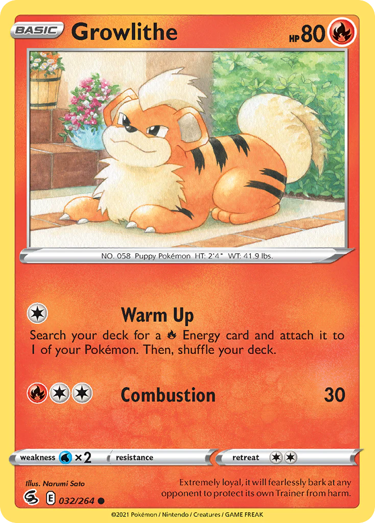 Growlithe (32/264) - Fusion Strike (FST)