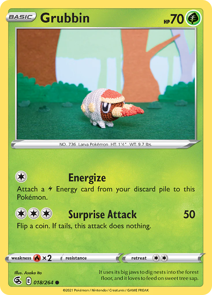 Grubbin (18/264) - Fusion Strike (FST)