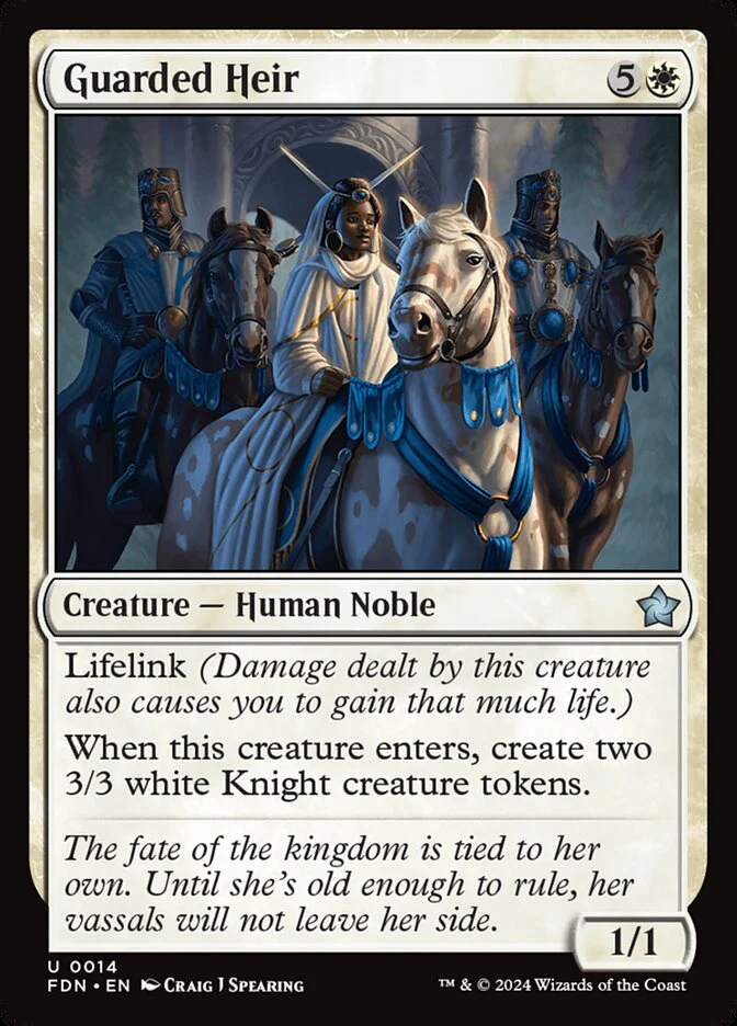 Guarded Heir - [Foil] Foundations (FDN)