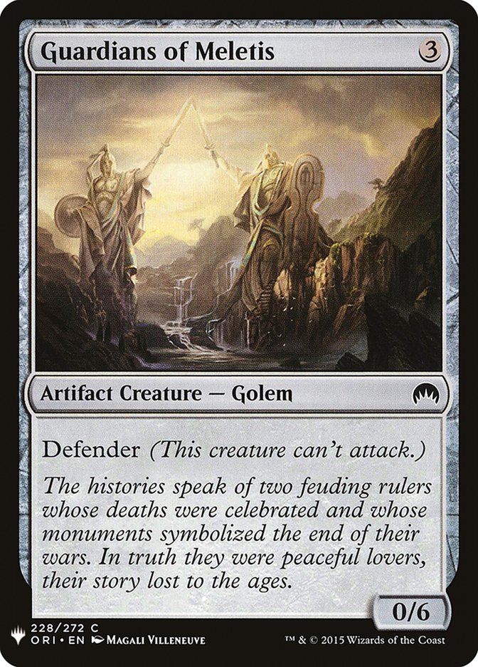 Guardians of Meletis - The List (PLST)