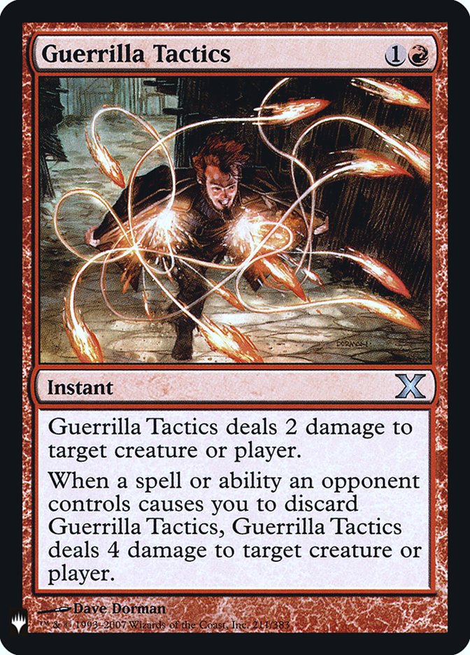 Guerrilla Tactics - [Foil] The List (PLST)