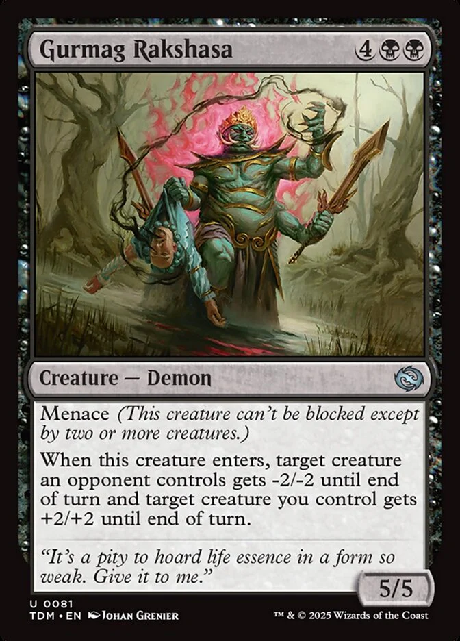 Gurmag Rakshasa (81) - [Foil] Tarkir: Dragonstorm (TDM)