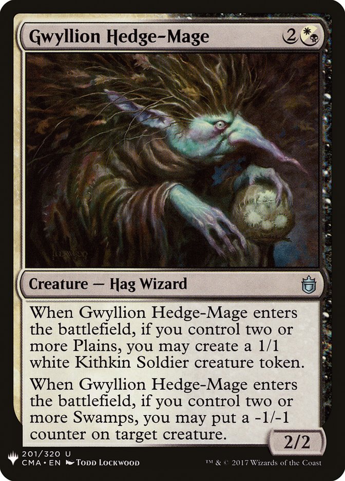Gwyllion Hedge-Mage - The List (PLST)