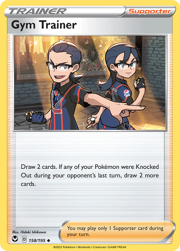 Gym Trainer (158/195) - [Reverse Holo] Silver Tempest (SIT)