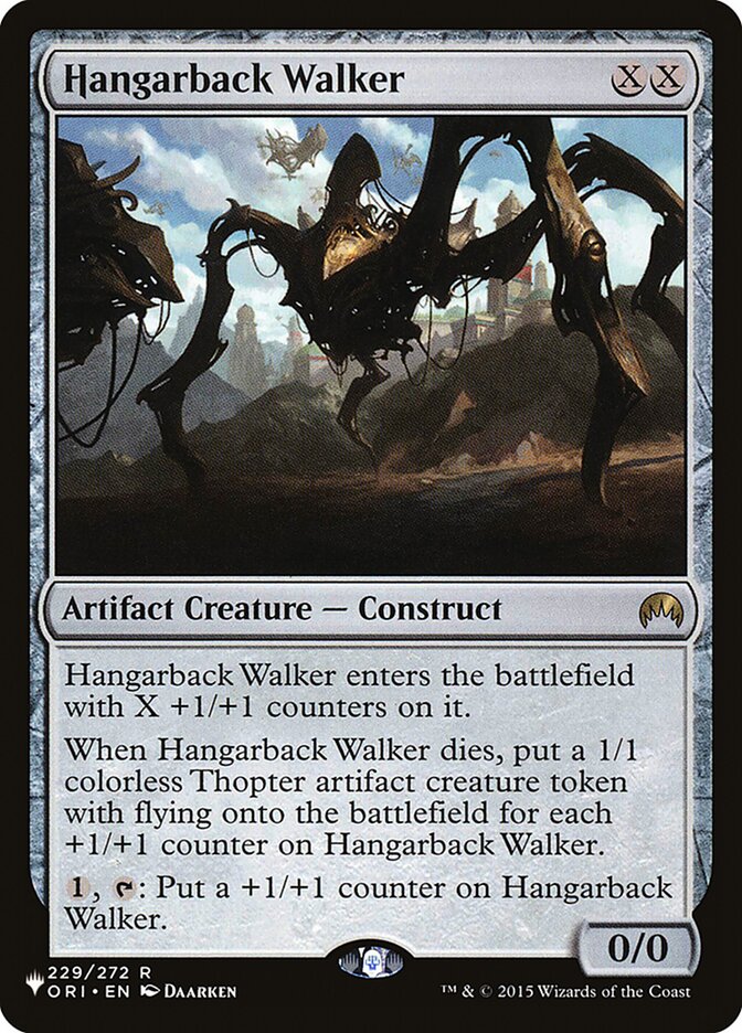 Hangarback Walker - The List (PLST)