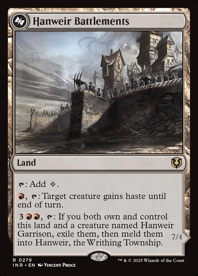 Hanweir Battlements // Hanweir, the Writhing Township - Innistrad Remastered (INR)