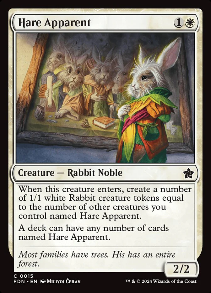 Hare Apparent - [Foil] Foundations (FDN)