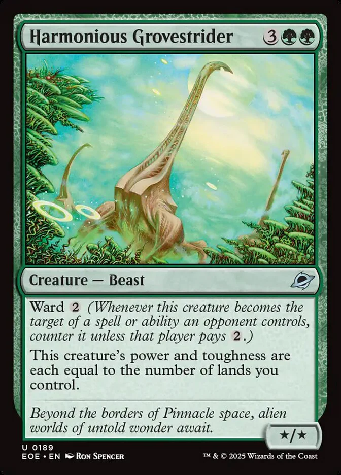 Harmonious Grovestrider (189) - Edge of Eternities (EOE)