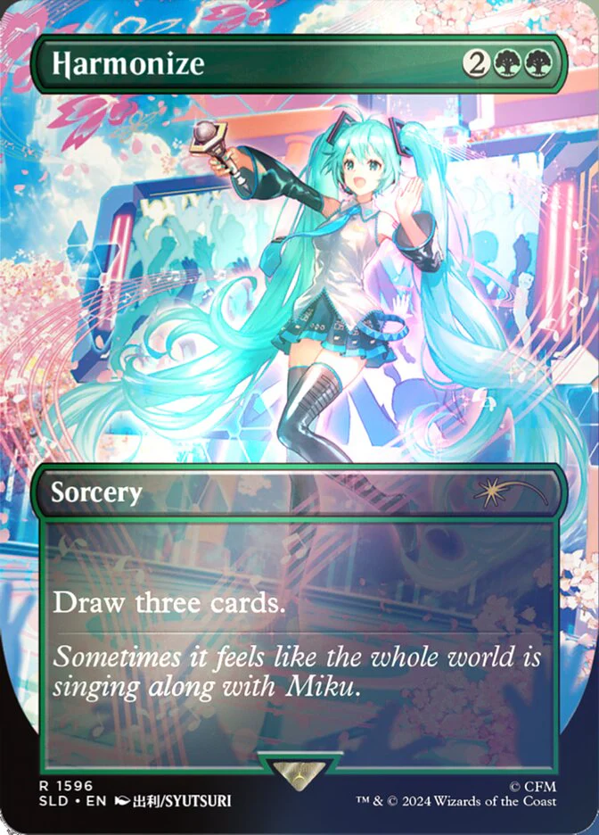 Harmonize (1596‚òÖ) - [Foil, Borderless] Secret Lair Drop (SLD)