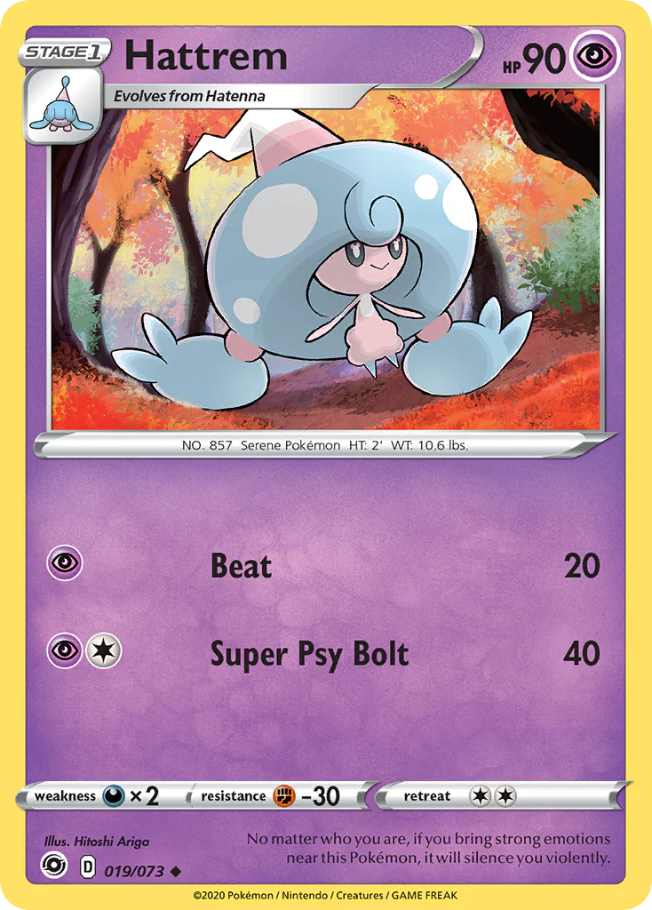 Hattrem (19/73) - [Reverse Holo] Champion's Path (CPA)