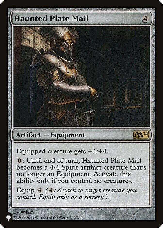 Haunted Plate Mail - The List (PLST)