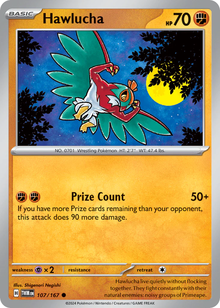 Hawlucha (107/167) - [Reverse Holo] Twilight Masquerade (TWM)