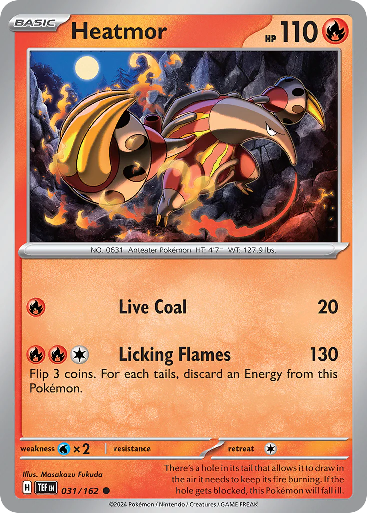 Heatmor (31/162) - [Reverse Holo] Temporal Forces (TEF)