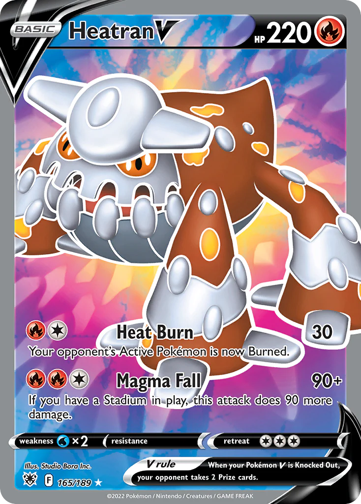 Heatran V (165/189) - [Full Art] Astral Radiance (ASR)