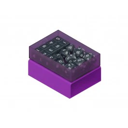 Heavy Play RNG Dice Box/Sideboard Holder - Bard Purple