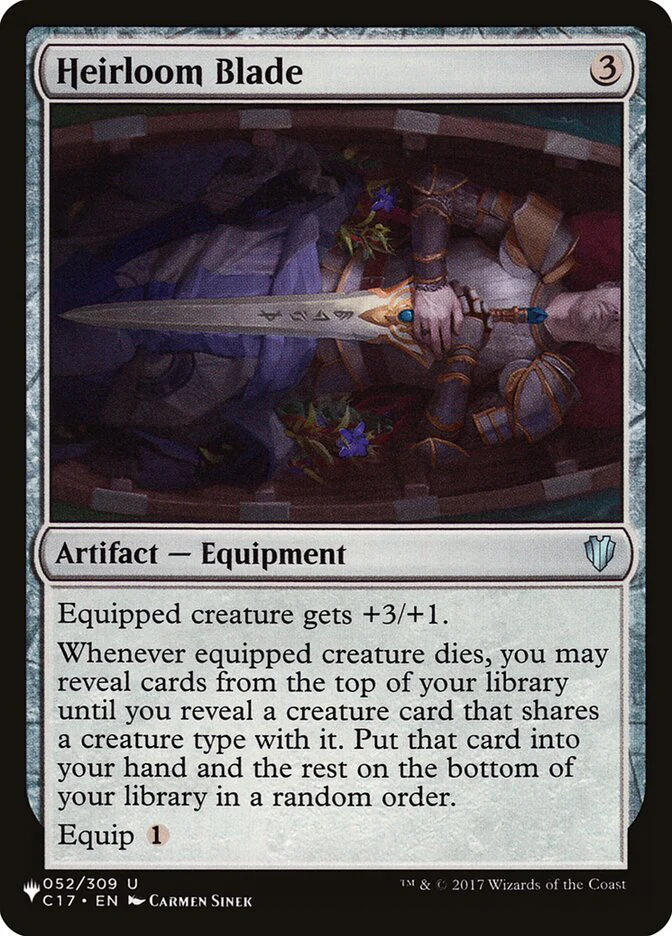 Heirloom Blade - The List (PLST)