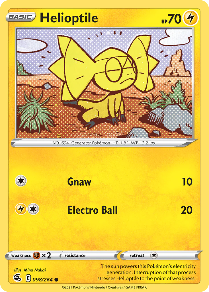Helioptile (98/264) - Fusion Strike (FST)