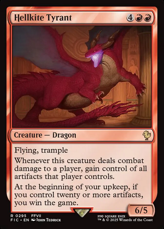 Hellkite Tyrant (295) - [Surge Foil] Final Fantasy Commander (FIC)