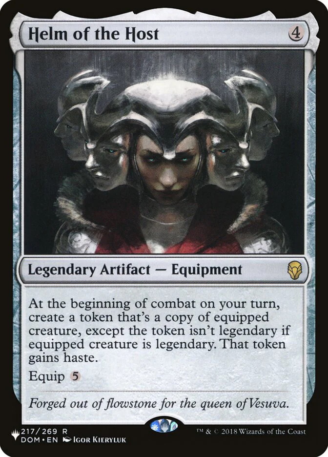 Helm of the Host - The List (PLST)