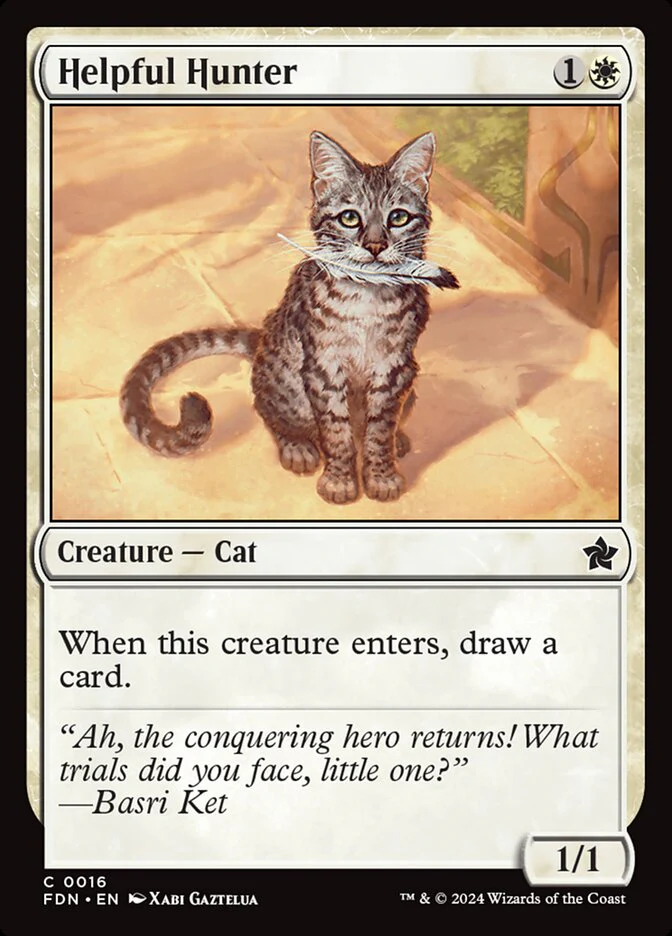 Helpful Hunter - [Foil] Foundations (FDN)